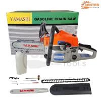 ราคา เลื่อยยนต์ เลื่อยโซ่ Yamashi 0 9 แรงม้า บาร์ 11 5นิ้ว รุ่น yamashi YMS3400 ตัดไม้ได้ตามต้องการ ผลิตจากวัสดุคุณภาพดี (7190876869)