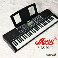 ราคา Miles MIDI คีย์บอร์ด คีย์บอร์ดไฟฟ้า Keyboard 61 คีย์ มีไฟที่คีย์ รุ่น MLS 9699 คีย์ใหญ่ มาตรฐาน ช่อง USB MIDI Output Input (1205236318)