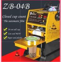 ราคา เครื่องซีลฝาแก้ว รุ่น ZB 04B เครื่องซีนแก้ว มีเซนเซอร์เลื่อนฟิล์มอัตโนมัติ นับแก้วได้ มีพร้อมส่ง (21610150754)