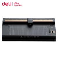 ราคา Deli เครื่องเคลือบเอกสาร เครื่องเคลือบบัตร A4 3in1 แถมฟรี ที่ตัดกระดาษ มีที่เจาะรู ตัดมุม ร้อนเร็ว Laminator (24443545712)