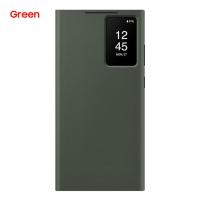 ราคา SAMSUNG Galaxy S23 Ultra S View Wallet Phone Case Protective Cover w Card Holder Slot Finger Tap Clear Window แบคทีเรีย 3 สี (21051912394)