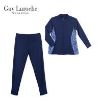 ราคา Guy Laroche ชุดว่ายน้ำ สกินไดฟ์ Skindive เสื้อแขนยาว กางเกงขายาว สาวอวบ Plus size กีลาโรช GPD9505 (22856670727)