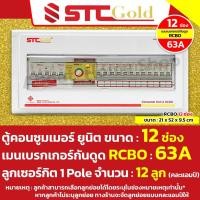 ราคา 12 ช่อง SAFE T CUT เซฟทีคัท โกลด์ ตู้คอนซูมเมอร์ กันดูด RCBO 12 ช่อง พร้อม ลูกย่อย ครบชุดพร้อมใช้งาน STC Gold (21625791210)