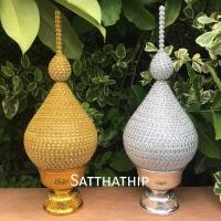 ราคา ฟรีค่าจัดส่ง l ราคาสินค้าเป็นคู่ l พานพุ่ม พานพุ่มเงินทอง พานพุ่มสักการะ พานพุ่มบูชา แจกันบัว แจกันดอกบัว แจกันดอกบัวประดิษฐ์ (11253877615)