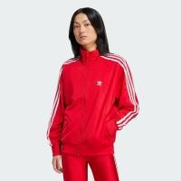 ราคา adidas Lifestyle Adicolor Classics Loose Firebird Track Top Women Red IP0602 (22440755481)