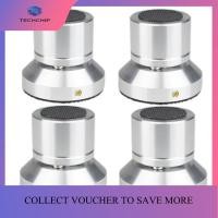 ราคา TECHCHIP Speaker Isolation Stand Lead Alloy Adjustable Tray Pad Ceramic Ball Foot Speaker Stand Isolation Feet Spike (24248351795)