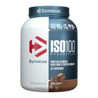 ราคา Dymatize ISO100 Hydrolyzed Protein Powder 100 Whey Isolate Protein 3 Lbs 42 Servings เวย์โปรตีนไอโซเลท Chocolate (24470927970)