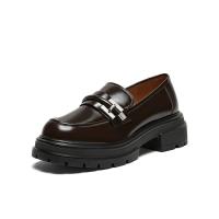 ราคา BASTO Womens Loafers Platform Shoes รองเท้าส้นตึก รองเท้า loafer TFW40 (24239469423)