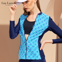 ราคา Guy Laroche ชุดว่ายน้ำ สกินไดฟ์ Skindive เสื้อแขนยาว กางเกงขาสั้น กีลาโรช GPD9301 (23264075966)