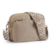 ราคา BAGSMART กระเป๋าคาดไหล่ขนาดเล็กสำหรับผู้หญิง กระเป๋าถือและกระเป๋าสตางค์สำหรับเดินทาง กระเป๋าสะพายไหล่ไนลอนสุดเท่พร้อมสายสะพายปรับได้ (24397471596)