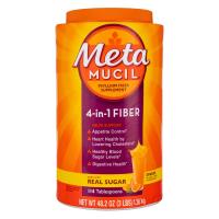 ราคา Metamucil 4 in 1 MultiHealth Real Sugar Fiber Supplement Powder Orange Smooth 48 2 oz 3 LBS 1 36 kg (20603720331)