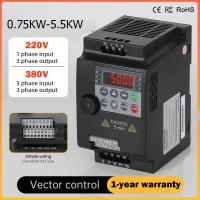 ราคา Thailand Stock 220V 380V Economical VFD Variable Frequency Drive Converter Inverter 0 75KW 1 5KW 2 2KW 1HP 2HP 3HP Motor Speed Controller Frequency Converter Variable Frequency Drive Converter (224231