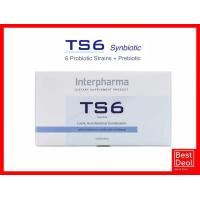ราคา TS6 Probiotic ทีเอสหก โปรไบโอติก 1 กล่อง 45 ซอง ประกอบด้วย Multiple species Probiotic โปรไบโอติก รวม 6 ชนิด และ Prebiotic พรีไบโอติก Lot ใหม่ (211614455)