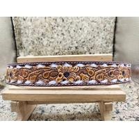 ราคา เข็มขัดหนังวัวแท้ 1 5นิ้ว ถักริบบิ้น ตอกลายดอกไม้ ดุนลาย คาวบอย ธงชาติอเมริกา พร้อมถักริ้บบิ้น งานทำมือ สวยเท่ห์ไม่ซ้ำใคร (21056796892)