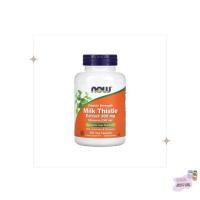 ราคา Now Foods Milk Thistle Extract 300 mg มิลค์ทิสเซิลสกัด Silymarin ซิลิมาริน 240 mg 100200 Veg Capsules (23698128775)