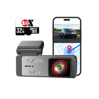 ราคา โค้ด 400 ในไลฟ์ กล้องติดรถยนต์ Aston Victor GPS Wifi ติดรถยนต์ 140องศา ดูภาพและความเร็ว GPS ผ่านแอพได้เรียลทาม บันทึกความเร็ว รับประกันสินค้า 1 ปี (23452033000)