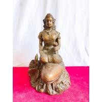 ราคา พระแม่คงคา สมบูรณ์ พูนสุข หลวงปู่หงษ์ พรหมปัญโญ สุสานทุ่งมน ปี2554 เนื้อโลหะทองเหลือง หน้าตัก5นิ้ว (20303183848)