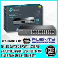 ราคา TP Link TL SG1024D 24 Port สวิตช์ฮับ Gigabit Desktop Rackmount Switch รับประกันศูนย์ตลอดอายุการใช้งาน (21510825211)