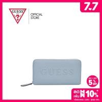 ราคา GUESS กระเป๋า รุ่น S9410599 HADDINGTON SLG MEDIUM ZIP ARND สีฟ้า (23903916666)