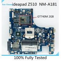 ราคา เมนบอร์ดแล็ปท็อป Z510 สำหรับ LENOVO Z510 เมนบอร์ด AILZA NM A181 90004479 SR17E N14P GV2 S A1 GT740M 2G DDR3L ทดสอบเต็ม 100 (24127863915)