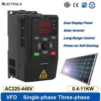 ราคา VFD เครื่องควบคุมความเร็วเครื่องผสมอาหารพลังงานแสงอาทิตย์แบบ1 3เฟส220 380V 0 4 11KW ไดรฟ์ตัวแปลงความถี่ AC (21907555076)