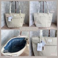 ราคา ใบใหญ่ มีป้ายกันปลอม สะพายไหล่ anello GRANDE Tote Bag motte トートバッグ GHM0553 (23360076688)