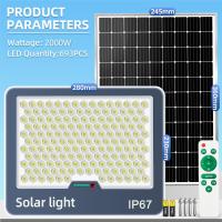 ราคา EEKOO โซล่าเซลล์ 1 แถม 1 3000w 2000w 1000w 500w โคมไฟโซล่าเซลล์ solar light ไฟ led ไฟโซล่าเซล1000wแท้ แผงโซล่าเซลล์ โซล่าเซลไฟบ้าน สปอตไลท IP67 กันน้ำ (23843249025)