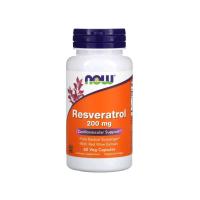 ราคา Resveratrol 200 mg 60 Veg Capsules Now Foods (22438297174)