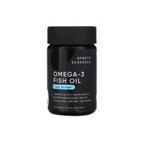 ราคา Omega 3 Fish Oil Triple Strength 30 Softgels Sports Research (22537322990)