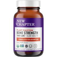 ราคา New Chapter Plant Calcium Bone Strength 120 Tablets K2 D3 Magnesium (23868723579)