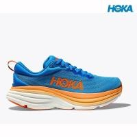 ราคา 2024 Ready hoka men bondi 8 wide running shoes coastal sky vibrant orange UODE (22782049453)