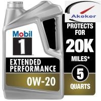 ราคา Mobil 1 Extended Performance Full Synthetic Motor Oil 0w20 0W 20 5 Quart น้ำมันเครื่อง โมบิลวัน (23429673328)
