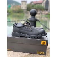 ราคา Original Caterpillar CAT Men Genuine leather boots Work shoes Climbing Hiking shoes Boots 9908014 (22806892360)