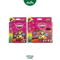 ราคา Master Art มาสเตอร์อาร์ตดินสอสีแท่งสั้น ซุปเปอร์ไบรท์ 12 สี (20413465625)