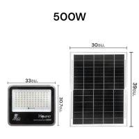 ราคา PopLight ไฟสปอตไลท์โซลาร์เซลล์ 100W 300W 500W 1000W แสงขาว solar light กันน้ำ IP67 สว่างยันเช้า รับประกัน1ปี (21795069637)