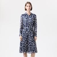 ราคา ESPADA เดรสเชิ้ตแขนยาว ผู้หญิง สีน้ำเงิน Long Sleeve Shirt Dress 04780 (24502594578)