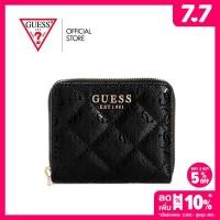 ราคา GUESS กระเป๋าสตางค์ผู้หญิง รุ่น GG8500137 LAUREL SLG SMALL ZIP AROUND สีดำ (23195793492)