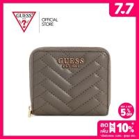 ราคา GUESS กระเป๋าสตางค์ผู้หญิง รุ่น QG9508137 ANNING SLG SMALL ZIP AROUND สีเทา (23195963190)