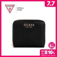 ราคา GUESS กระเป๋าสตางค์ผู้หญิง รุ่น BG8500137 LAUREL SLG SMALL ZIP AROUND สีดำ (23195555957)
