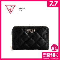 ราคา GUESS กระเป๋าสตางค์ผู้หญิง รุ่น GG8500140 LAUREL SLG MEDIUM ZIP AROUND สีดำ (23195858236)