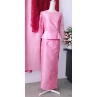 ราคา ชุดผ้าไทย ชุดผ้าไหม ผ้าไหมแพรทิพย์ ชุดใส่ออกงาน ผ้าแพรวา ผ้าไหมแพรวา เสื้อลูกไม้ (21562493044)