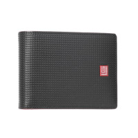 ราคา Guy Laroche กระเป๋าสตางค์พับสั้น มีลิ้นกลาง รุ่น MGW0122 สีดำโลโก้แดง (24335740942)