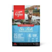 ราคา ORIJEN Six Fish Cat 5 4 กก โอริเจน ซิกซ์ ฟิช อาหารแมวสำหรับแมวทุกช่วงวัย ทุกสายพันธุ์ (24260923555)