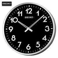 ราคา Velashop นาฬิกาแขวนผนังไซโก้ Seiko ขนาด18 นิ้ว รุ่น QXA560A สีดำ QXA560 เดินเรียบ (2484412)