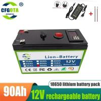 ราคา Brand new 12V Lithium Battery 100Ah 18650 Rechargeable LiFePO4 Solar Energy Electric Vehicle Battery 12 6v 3A Charger Welcome to Our Store (22491489832)