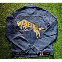 ราคา Wrangler Regular Fit คอลเลคชั่น 75 th เสื้อแจ็คเก็ตยีนส์ผู้ชาย made in China ราคาป้าย 2690 ด้านในมีกระเป๋า (21629214111)