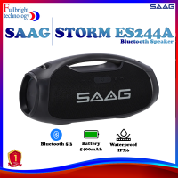 ราคา SAAG STORM ES244A Bluetooth Speaker ลำโพงบลูทูธ ประกันจากศูนย์ 1 ปี (21187132205)
