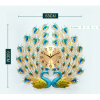 ราคา นาฬิกา RSB นาฬิกาแขวน นาฬิกาติดผนัง นาฬิกานาฬิกา นาฬิกาตกแต่งบ้าน นาฬิกาแขวนผนังวินเทจ ขยายขนาด 63 60CM นาฬิกานกยูงติดผนัง (20699254195)