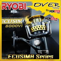 ราคา รอกสปินนิ่งเรียวบิ RYOBI ECUSIMA 1000Vi 2000Vi 3000Vi 4000Vi 6000Vi 8000Vi BLACK (22548337925)