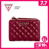 ราคา GUESS กระเป๋าสตางค์ผู้หญิง รุ่น QG9541156 ECO RIANEE SLG ZIP ARND CRD CS สีแดง (23195782354)